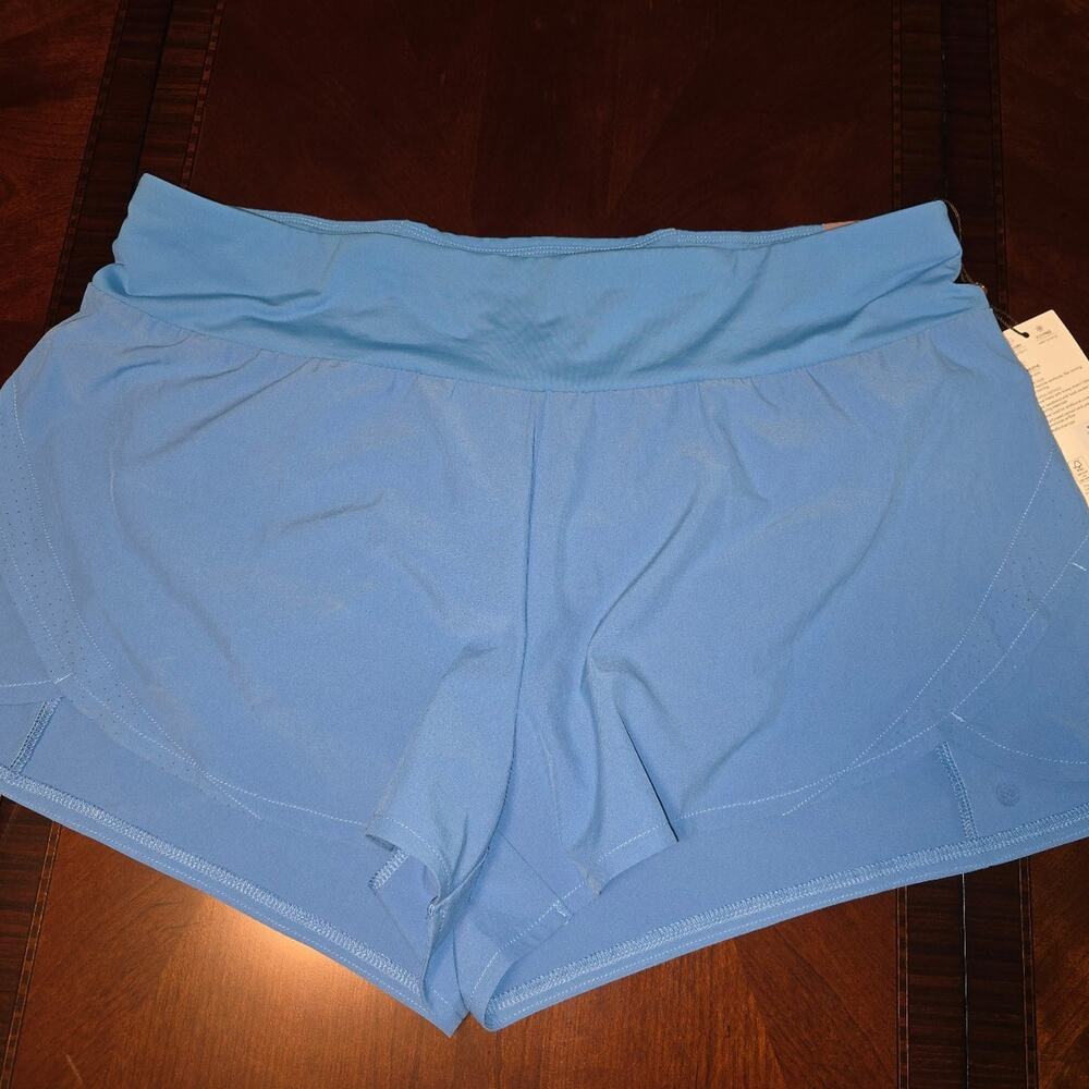 Calia Kick it up Performance Short 3" inseam blue shorts size XLarge NWT